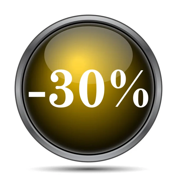 30 százalékos kedvezmény ikon — Stock Fotó