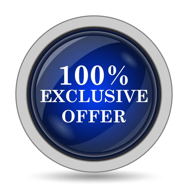 100% exclusieve aanbieding pictogram — Stockfoto