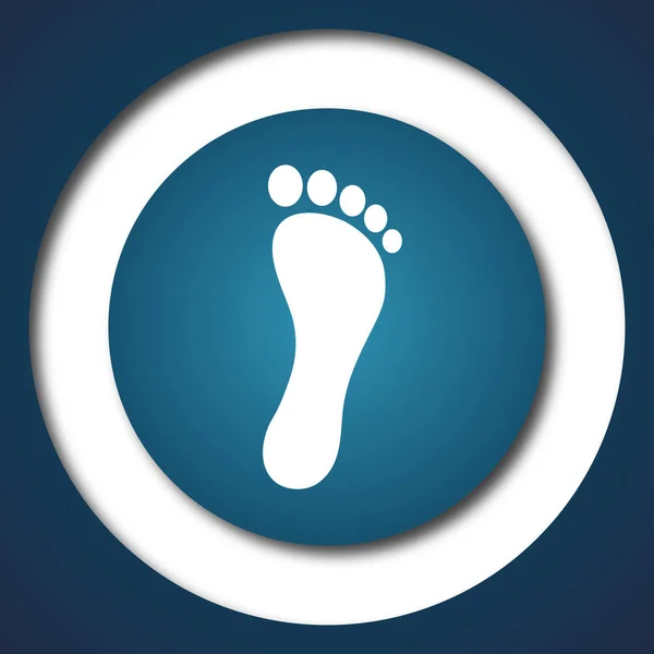 Foot print icon — Stock Photo, Image