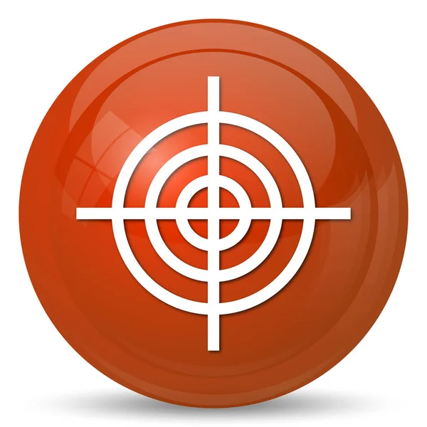 Target Icon Internet Button White Background — Stock Photo, Image