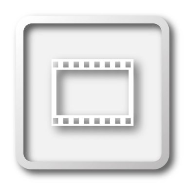 Fotoğraf simge. Beyaz arka plan üzerinde Internet düğmesi