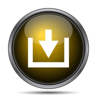 Simgesini indirin. Beyaz arka plan üzerinde Internet düğmesi