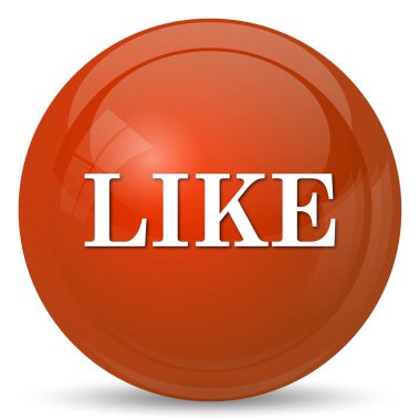 Simge gibi. Beyaz arka plan üzerinde Internet düğmesi