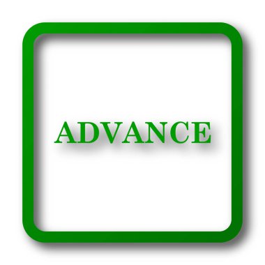 Önceden simgesi. Beyaz arka plan üzerinde Internet düğmesi