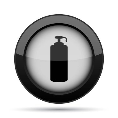 Sabun simgesi. Beyaz arka plan üzerinde Internet düğmesi