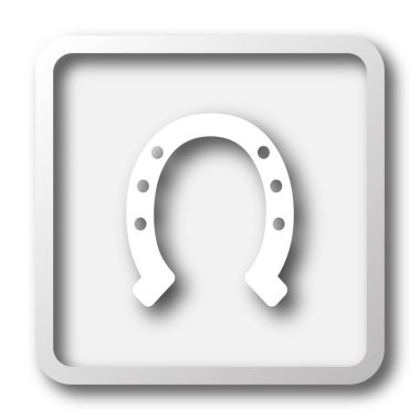 At nalı simgesi. Beyaz arka plan üzerinde Internet düğmesi