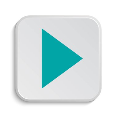 Oyun işareti simgesi. Beyaz arka plan üzerinde Internet düğmesi