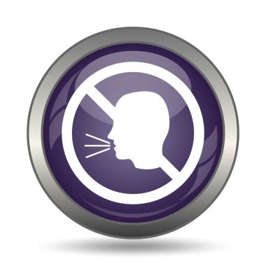 Konuşan bir simge yoktur. Beyaz arka plan üzerinde Internet düğmesi