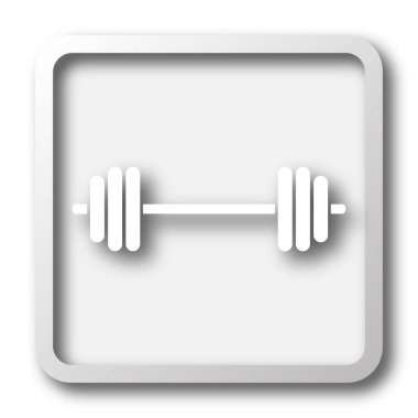 Halter simgesi. Beyaz arka plan üzerinde Internet düğmesi