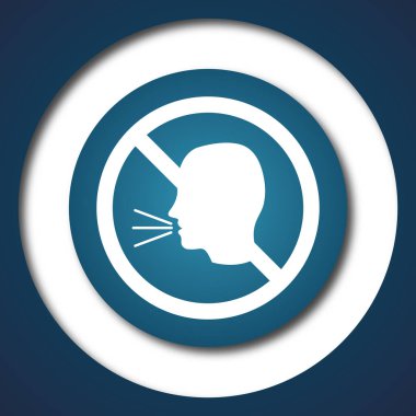 Konuşan bir simge yoktur. Beyaz arka plan üzerinde Internet düğmesi