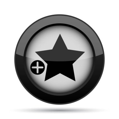 Sık Kullanılanlar simgesi ekleyin. Beyaz arka plan üzerinde Internet düğmesi