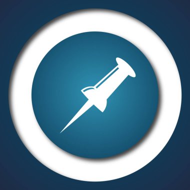 PIN simgesi. Beyaz arka plan üzerinde Internet düğmesi