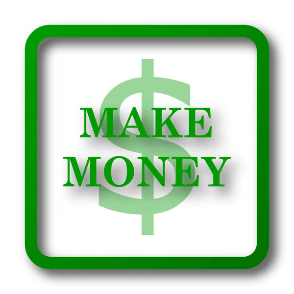 Maak geld pictogram — Stockfoto