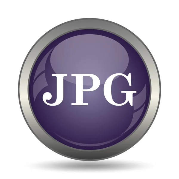 Jpg Icon Internet Button White Background — Stock Photo, Image