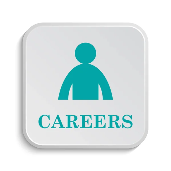 Careers Icon Internet Button White Background — Stock Photo, Image