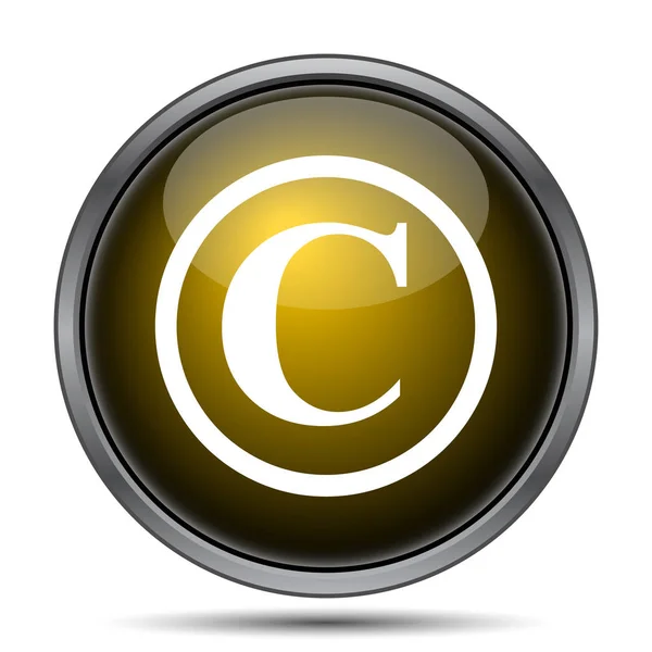 Значок авторского права — стоковое фото