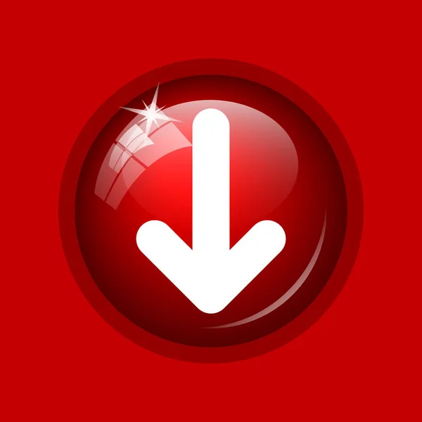 Down arrow icon — Stock Photo, Image