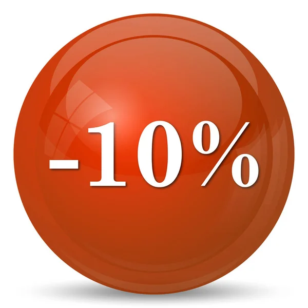 10 procent korting pictogram — Stockfoto
