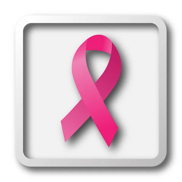Icona del nastro del cancro al seno — Foto Stock
