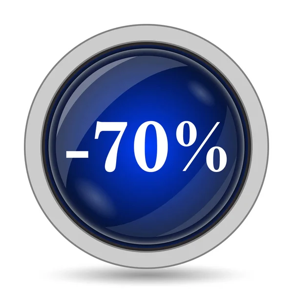 Ikona 70 procent zniżki — Zdjęcie stockowe