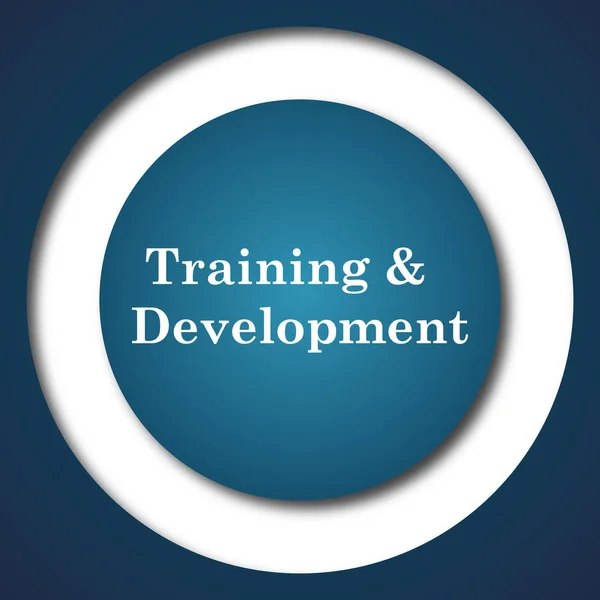 培训和发展图标 — 图库照片