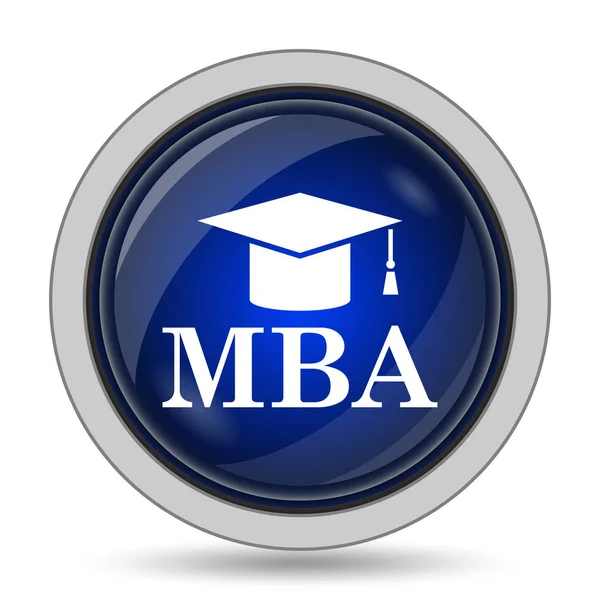 MBA значок — стокове фото