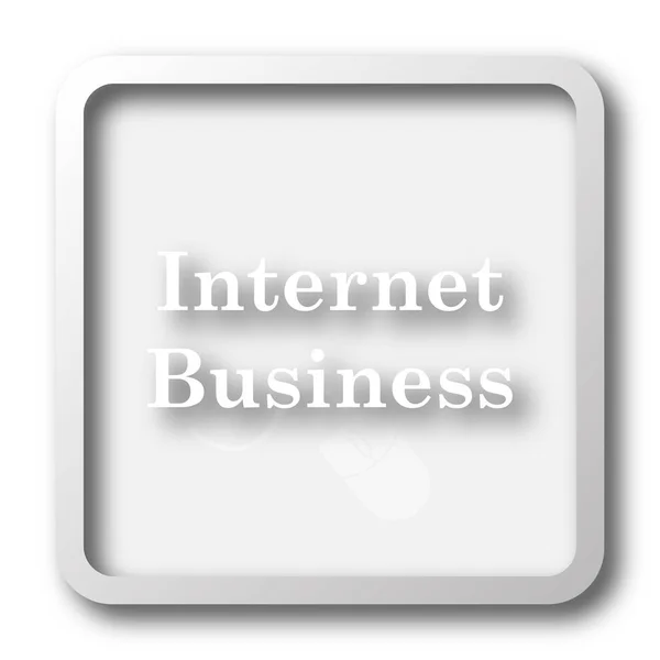 Ícone de negócios Internet — Fotografia de Stock