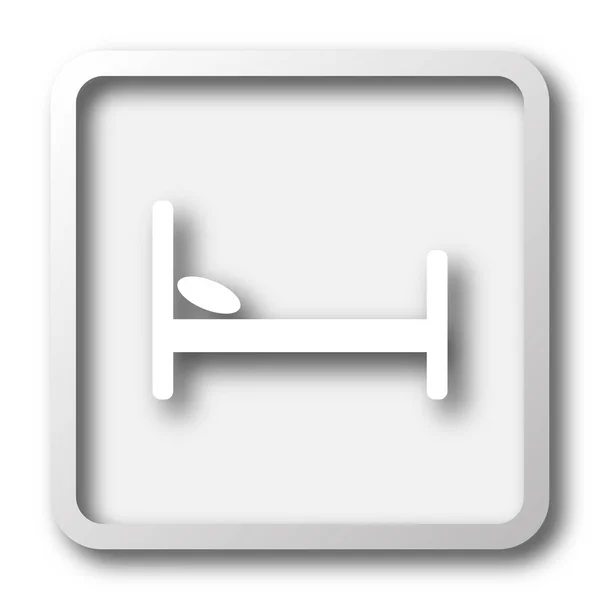 Hotel Icon Internet Button White Background — Stock Photo, Image