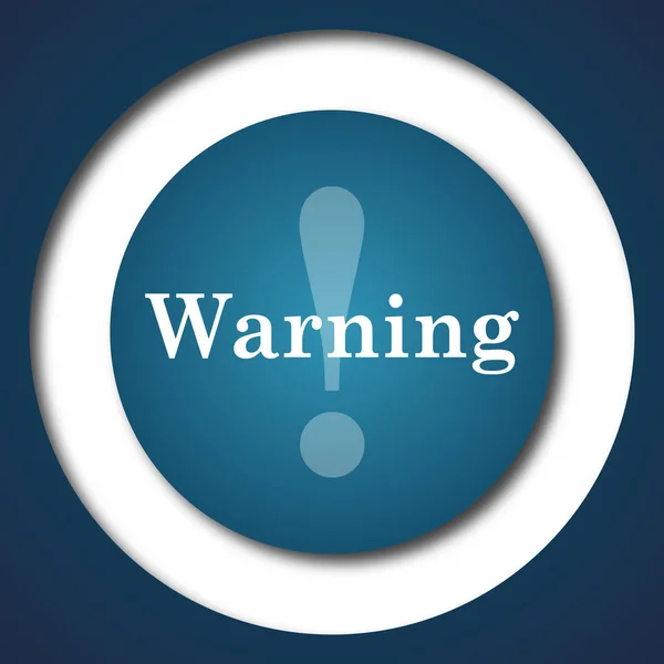 Warning icon — Stock Photo, Image