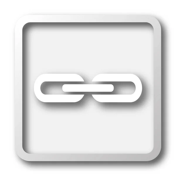 Link Symbol Internet Taste Auf Weißem Hintergrund — Stockfoto