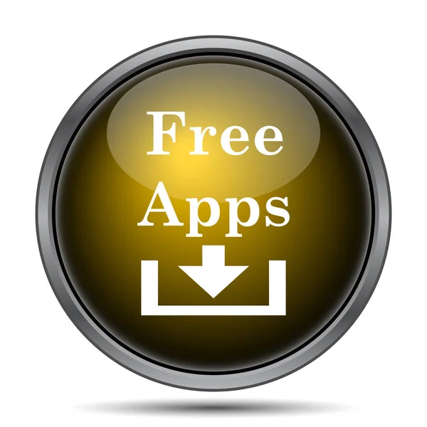Free Apps Icon Internet Button White Background — Stock Photo, Image