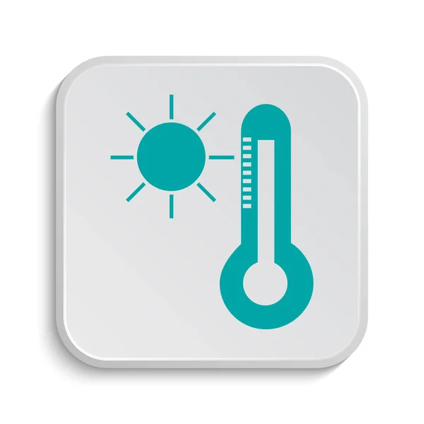 Sonne und Thermometer — Stockfoto