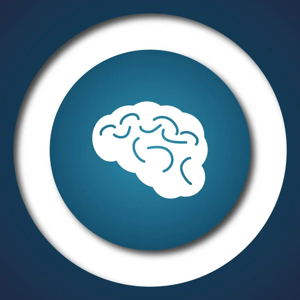 Icona del cervello — Foto Stock