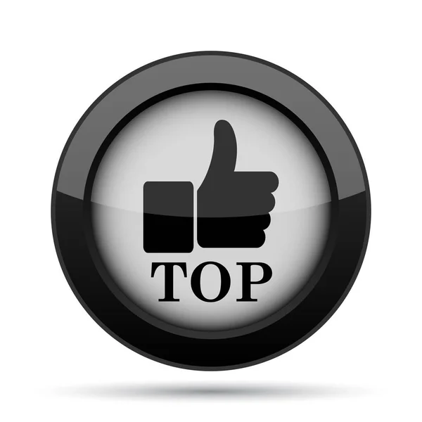 Top Icon Internet Button White Background — Stock Photo, Image