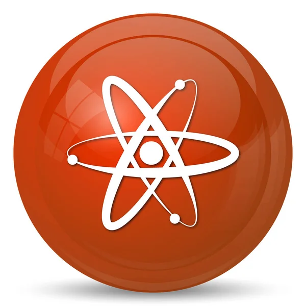 Atoms Icon Internet Button White Background — Stock Photo, Image