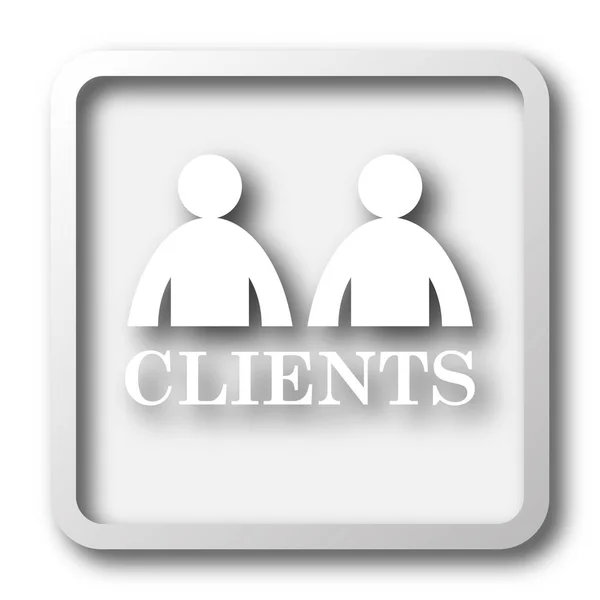 Clients icon — Stock Photo, Image