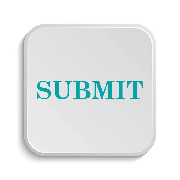 Submit Icon Internet Button White Background — Stock Photo, Image