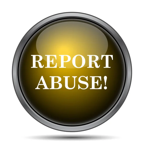 Report Abuse Icon Internet Button White Background — Stock Photo, Image