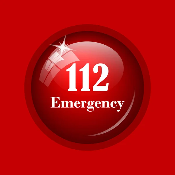 112 sürgősségi ikon — Stock Fotó