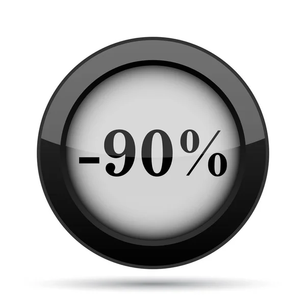 90 percent discount icon — Stock Photo, Image