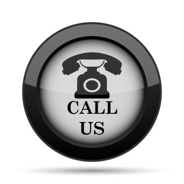 Bizi simgesini arayın. Beyaz arka plan üzerinde Internet düğmesi