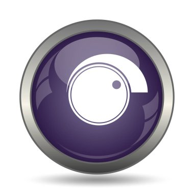 Ses denetimi simgesini. Beyaz arka plan üzerinde Internet düğmesi