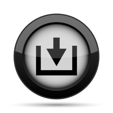 Simgesini indirin. Beyaz arka plan üzerinde Internet düğmesi