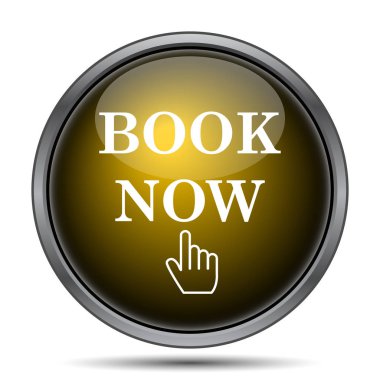 Kitap şimdi simgesi. Beyaz arka plan üzerinde Internet düğmesi