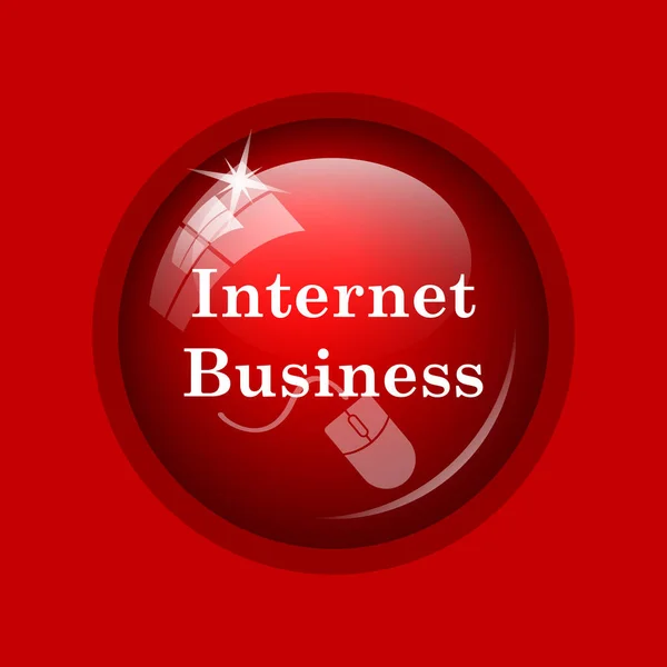 Икона интернет-бизнеса — стоковое фото