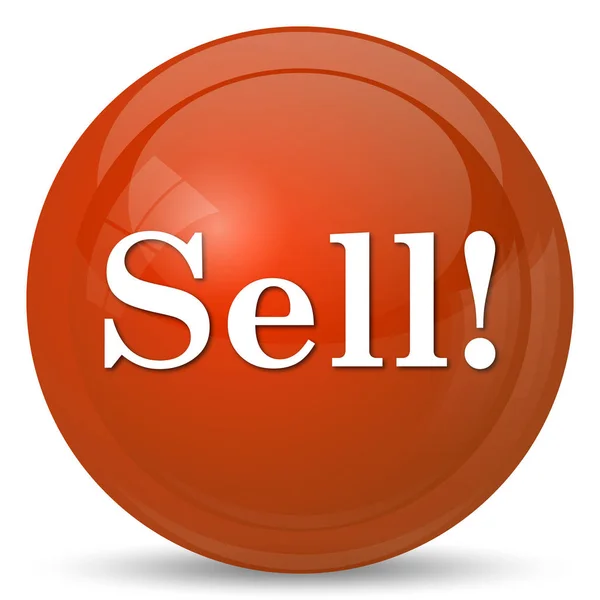 Sell Icon Internet Button White Background — Stock Photo, Image