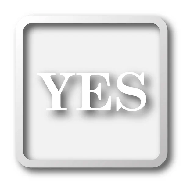 Yes icon — Stock Photo, Image