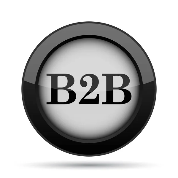 B2B Icon Internet Button White Background — Stock Photo, Image