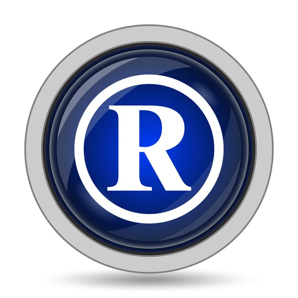 Registered mark icon — Stock Photo, Image