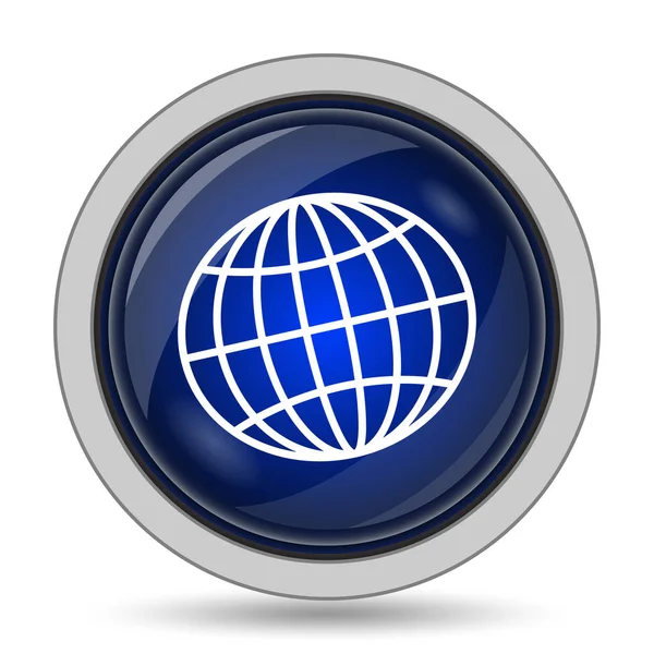 Ícone do globo — Fotografia de Stock